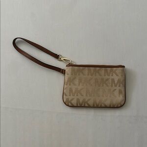 Michael Kors Tan Wristlet